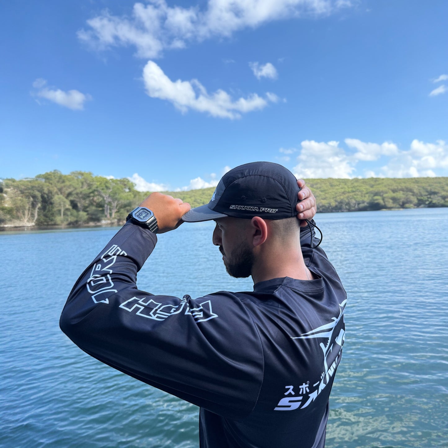 S PRO 5 PANEL CAP BLACK/CHARCOAL