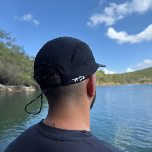 S PRO 5 PANEL CAP BLACK/CHARCOAL