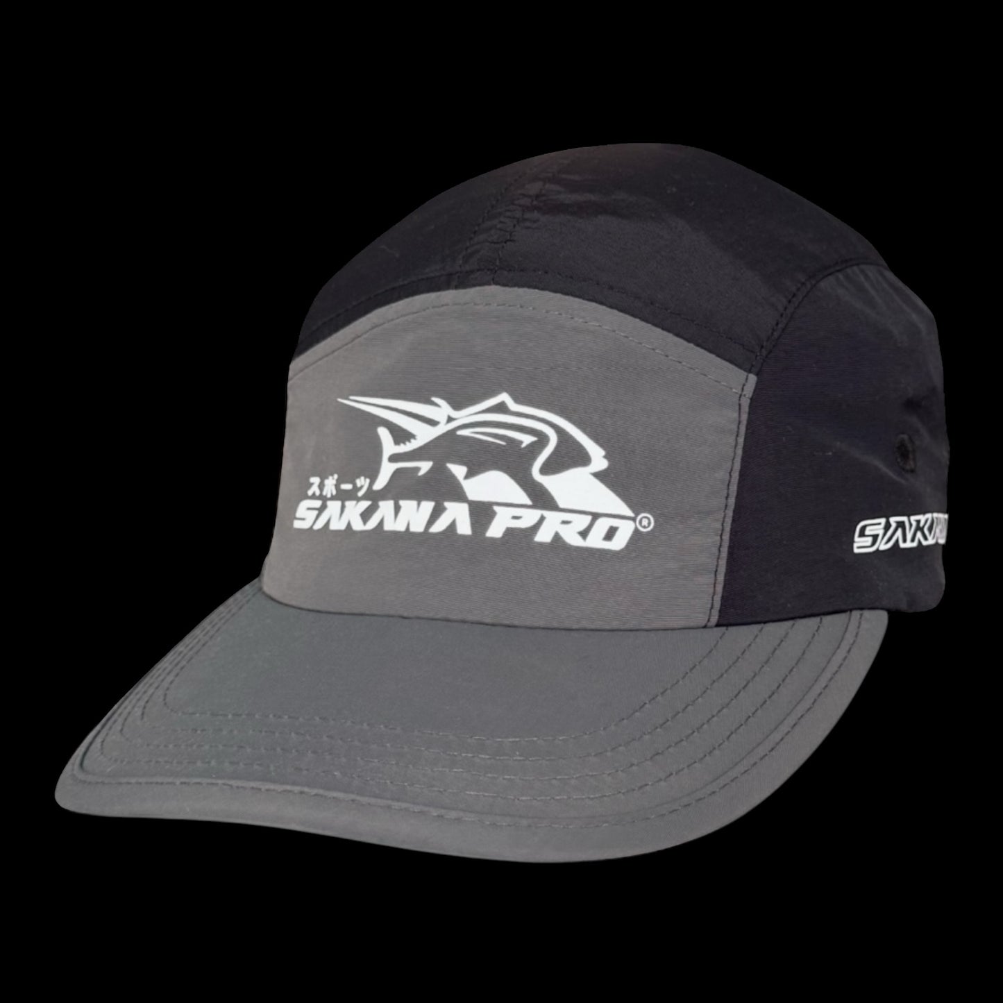 S PRO 5 PANEL CAP BLACK/CHARCOAL